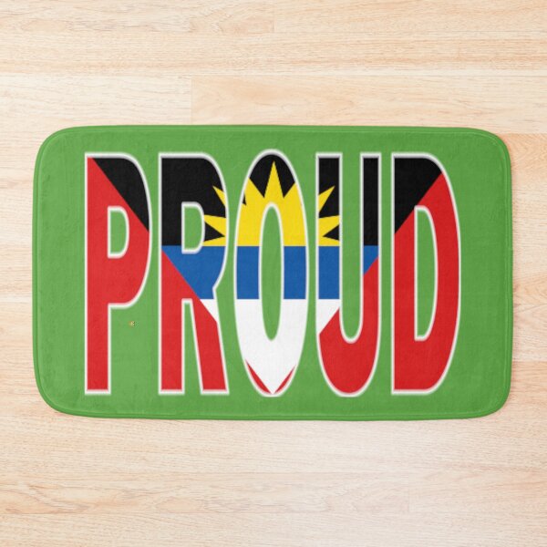 Item preview, Antigua Flag in The Word Proud - Barbuda - Soca Mode designed and sold by Soca-Mode.