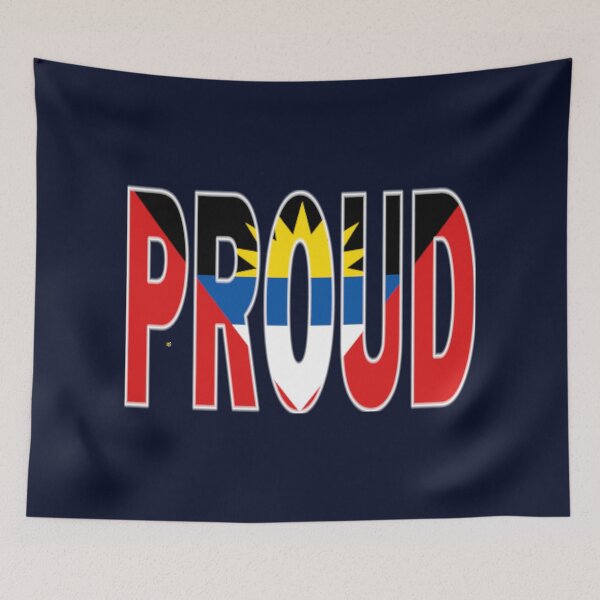 Item preview, Antigua Flag in The Word Proud - Barbuda - Soca Mode designed and sold by Soca-Mode.
