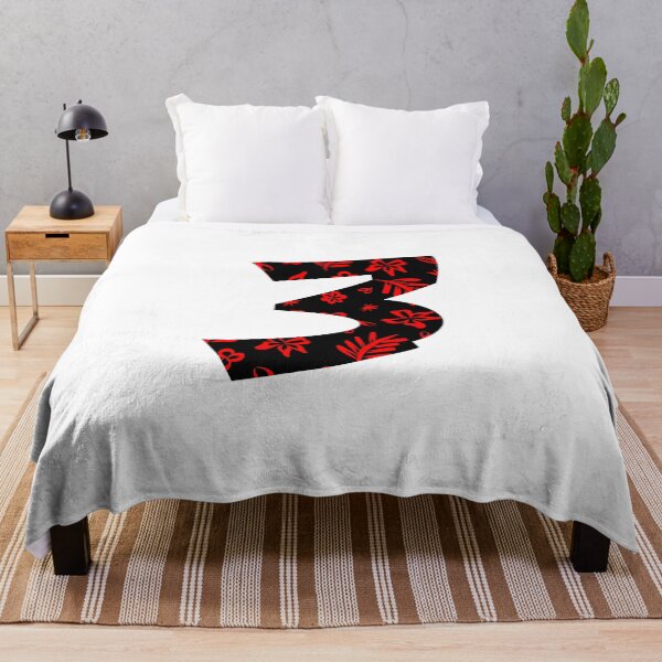 Item preview, Digit 3 (three) with floral pattern designed and sold by ns-dot-design.