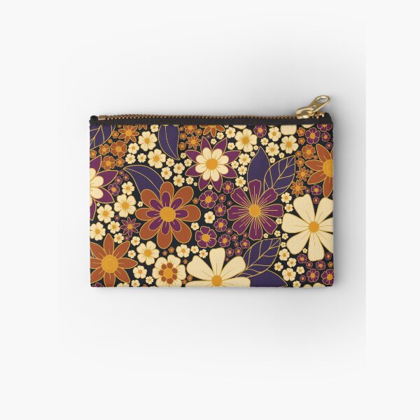 Item preview, Fall, Autumn Floral in Purple, Mustard Yellow & Gold designed and sold by somecallmebeth.