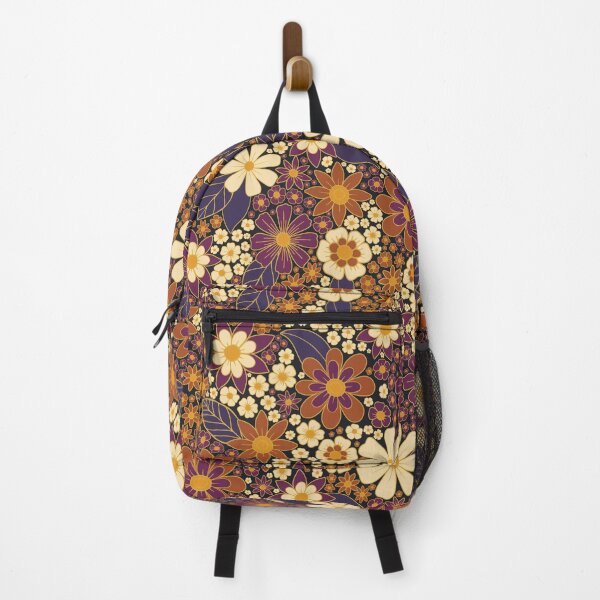 Item preview, Fall, Autumn Floral in Purple, Mustard Yellow & Gold designed and sold by somecallmebeth.