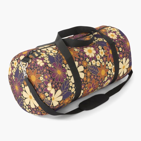 Item preview, Fall, Autumn Floral in Purple, Mustard Yellow & Gold designed and sold by somecallmebeth.
