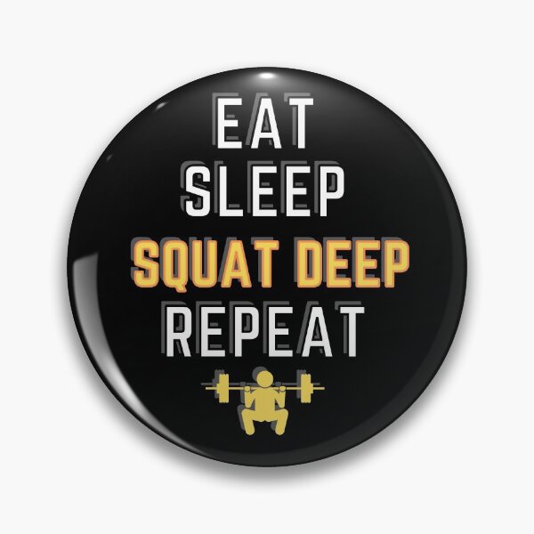 Item preview, Eat Sleep Squat Deep Repeat designed and sold by OlympicsMerch.