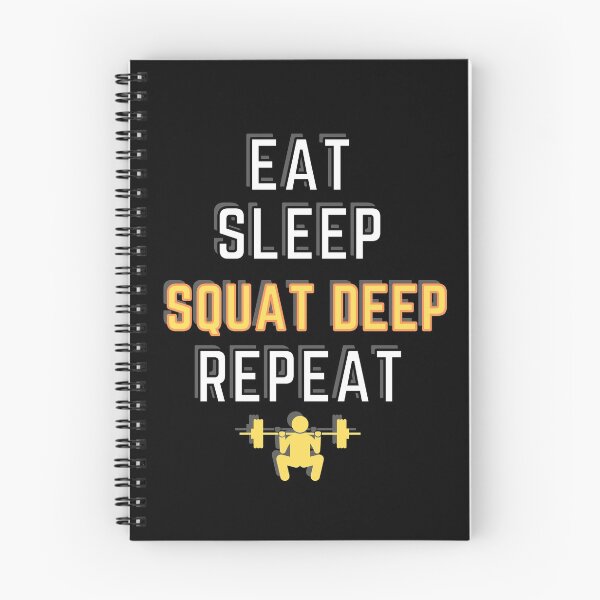 Item preview, Eat Sleep Squat Deep Repeat designed and sold by OlympicsMerch.