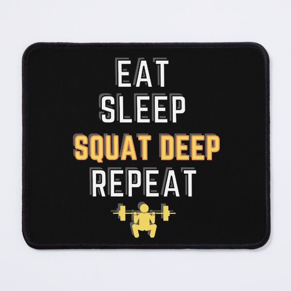 Item preview, Eat Sleep Squat Deep Repeat designed and sold by OlympicsMerch.