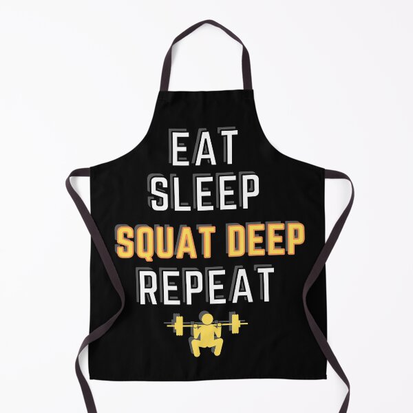 Item preview, Eat Sleep Squat Deep Repeat designed and sold by OlympicsMerch.