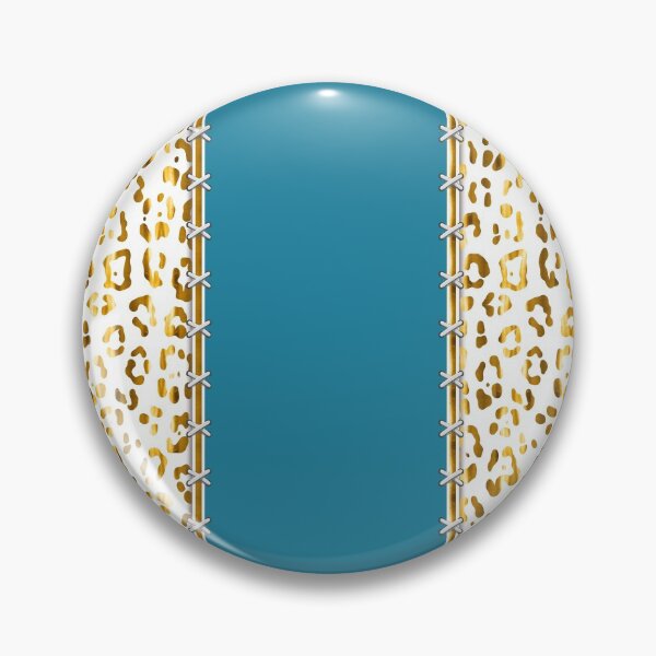 Artikelvorschau, Geopard, animal print, vertical stripes, stitched, teal, turquoise, gold, white entworfen und verkauft von Svitac.