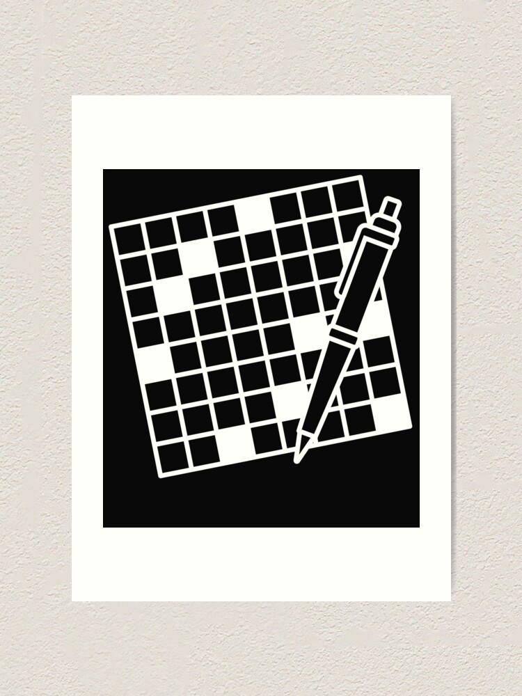 "Crossword Solver" Art Print for Sale by Aleksa Adamovic Redbubble