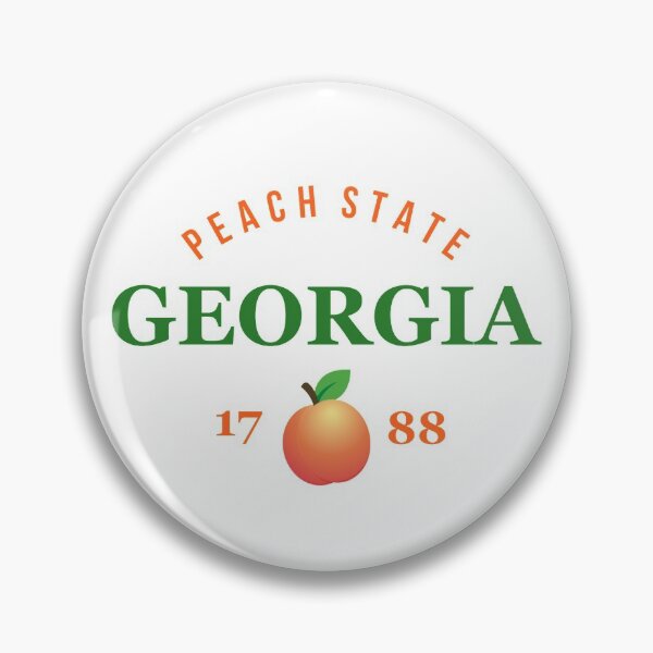 Item preview, Georgia Pride Flag Native Home Peaches Peach State  designed and sold by The Junto Shop.