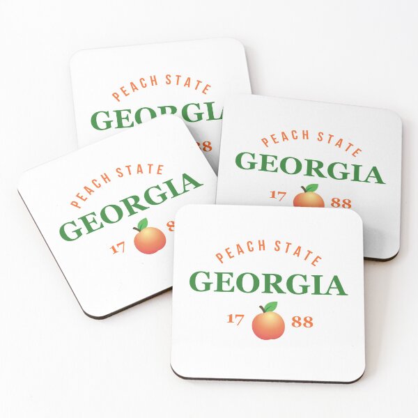 Item preview, Georgia Pride Flag Native Home Peaches Peach State  designed and sold by The Junto Shop.
