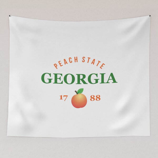 Item preview, Georgia Pride Flag Native Home Peaches Peach State  designed and sold by The Junto Shop.