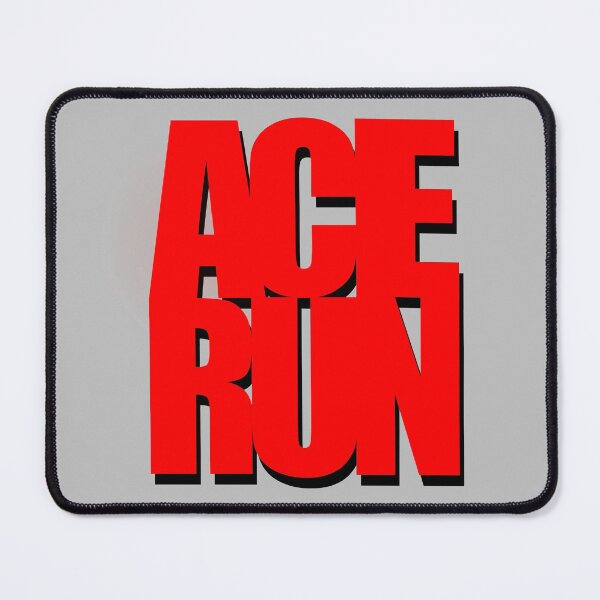 Item preview, Ace Run Red Lifted Letters designed and sold by DiscGolfArt.