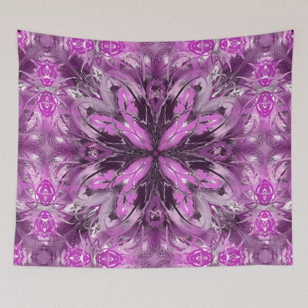 Item preview, Pink Purple Amethyst pattern designed and sold by ImpPrintsArt.
