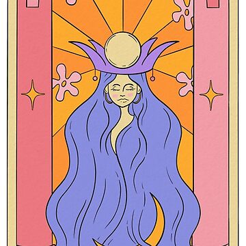The Sun Tarot Card Art Print for Sale by mossandmoon