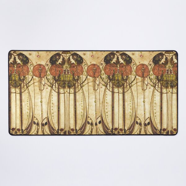 Item preview, THE WASSAIL Art Nouveau Female Figures With Red Apples designed and sold by BulganLumini.