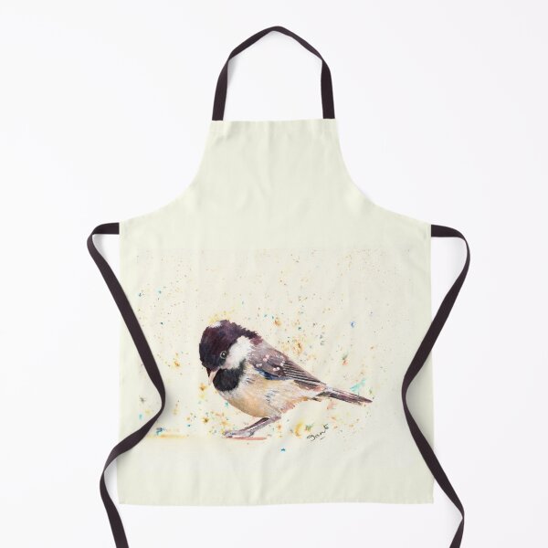 Item preview, 'Shy little coal tit', painted in Brusho designed and sold by Jantien Powell.