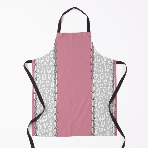 Artikelvorschau, Geopard, animal print, vertical stripes, stitched, pastel pink, light grey, white entworfen und verkauft von Svitac.