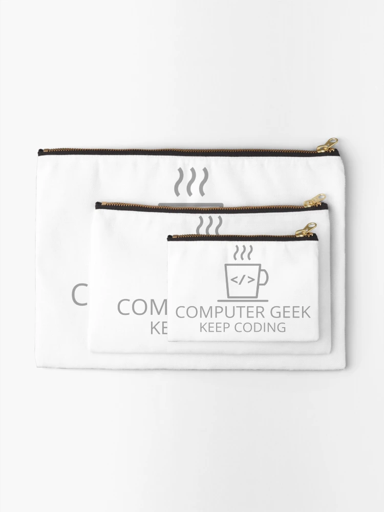 Thumbnail 2 of 4, Zipper Pouch, Computer Geek Ultimate Coding Machine designed and sold by ComputerGeeksTs.