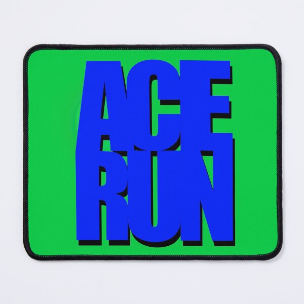 Item preview, Ace Run Blue Lifted Letters designed and sold by DiscGolfArt.
