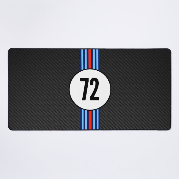 Item preview, Martini Racing Number 72 Carbon Poster – Classic Porsche Livery Art designed and sold by Road To Track.