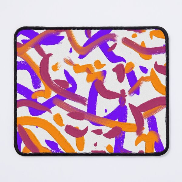 Item preview, Purple Fuchsia Orange Colorful Party Confetti Abstract Art Brush Strokes designed and sold by hopecope.