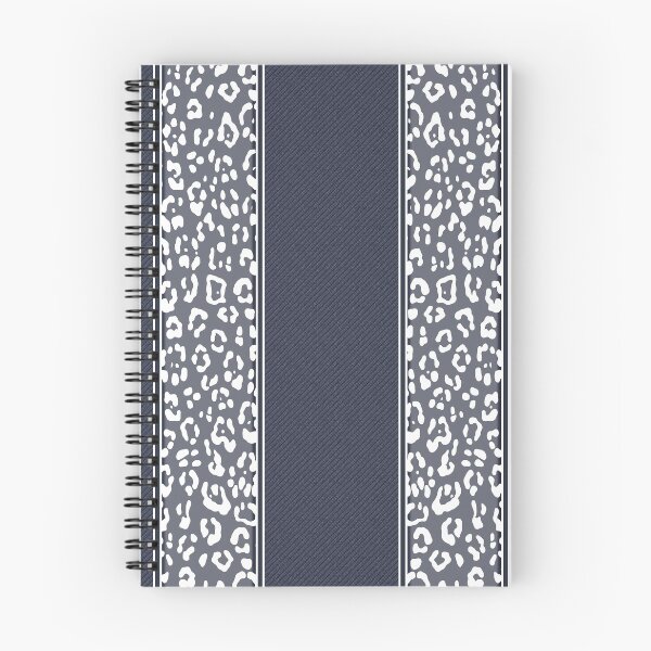 Item preview, Geopard, animal print, vertical stripes, stitched, navy blue, white  designed and sold by Svitac.