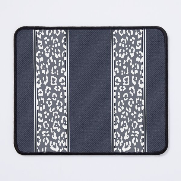 Item preview, Geopard, animal print, vertical stripes, stitched, navy blue, white  designed and sold by Svitac.