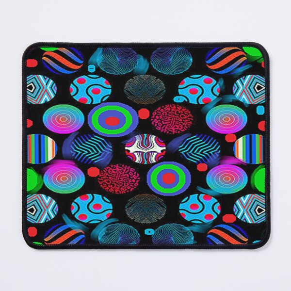 Item preview, CIRCLES GALORE,colorful abstraction, psychedelic Arte Abstracto, abstract art design designed and sold by Adri Barnard.