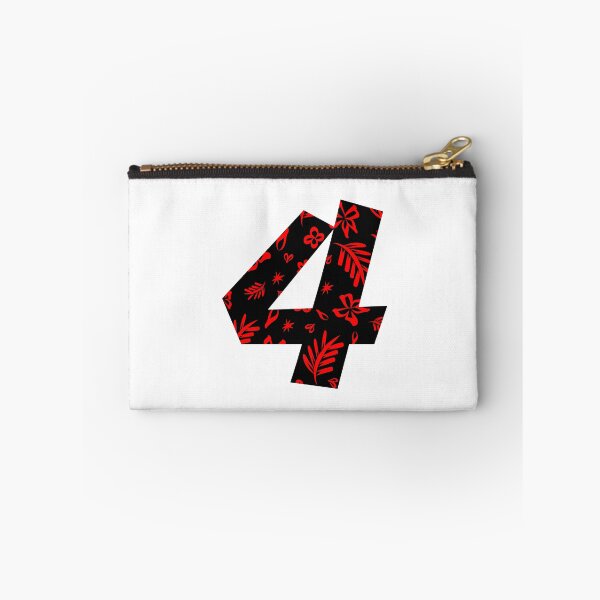 Item preview, Digit 4 (four) with floral pattern designed and sold by ns-dot-design.