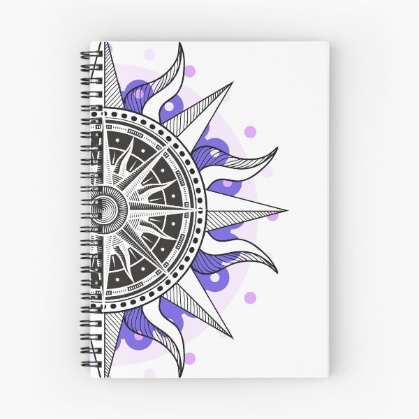 Item preview, Mystical Sun Blue and Purple designed and sold by Trinket-Trickster.