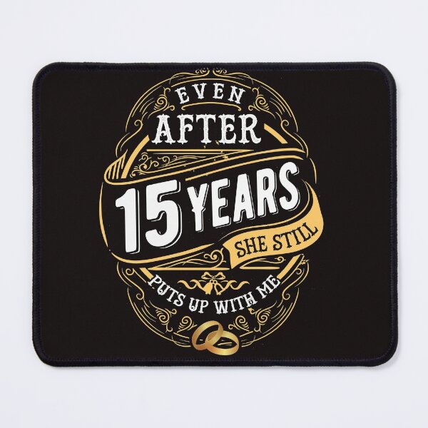 Item preview, Funny Wedding Anniversary Gift 15 years Wedding Marriage Gift Essential T-Shirt designed and sold by Dee Lim.