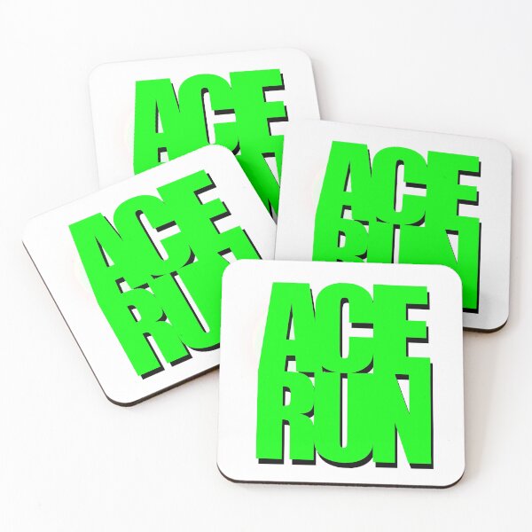 Artikelvorschau, Ace Run Hellgrüne angehobene Buchstaben entworfen und verkauft von DiscGolfArt.