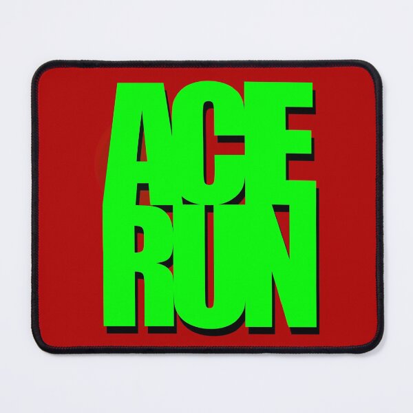 Item preview, Ace Run Bright Green Lifted Letters designed and sold by DiscGolfArt.