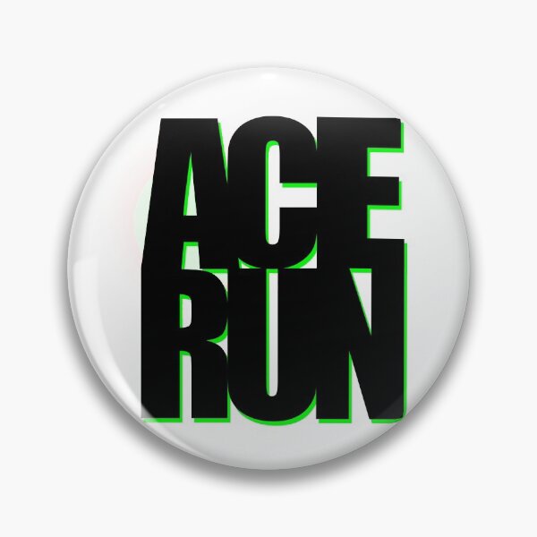 Item preview, Ace Run Back Lit Neon Green Lifted Letters designed and sold by DiscGolfArt.