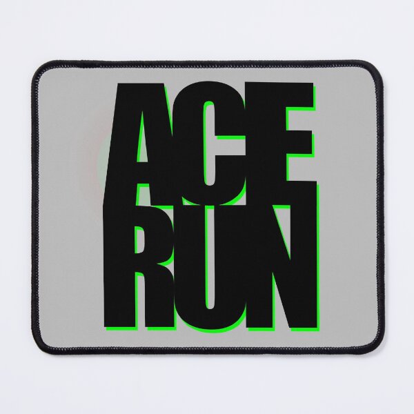 Item preview, Ace Run Back Lit Neon Green Lifted Letters designed and sold by DiscGolfArt.