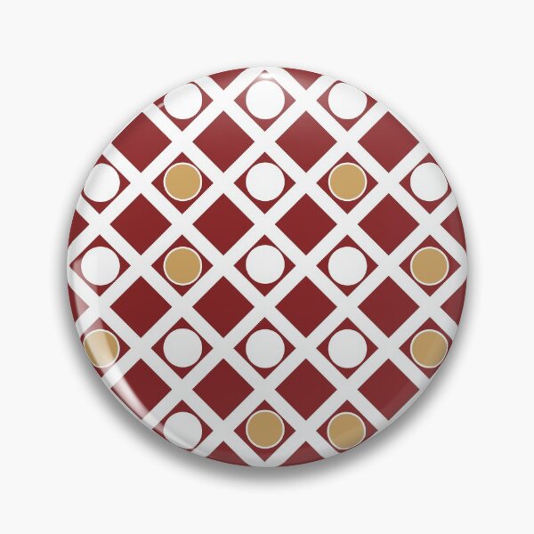 Artikelvorschau, Ornamental pattern, grid, dots, burgundy, ochre, white entworfen und verkauft von Svitac.