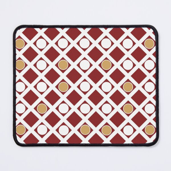 Artikelvorschau, Ornamental pattern, grid, dots, burgundy, ochre, white entworfen und verkauft von Svitac.