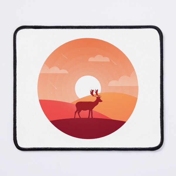 Item preview, Deer under the moonlight wanders desert designed and sold by Butterfly-Dream.