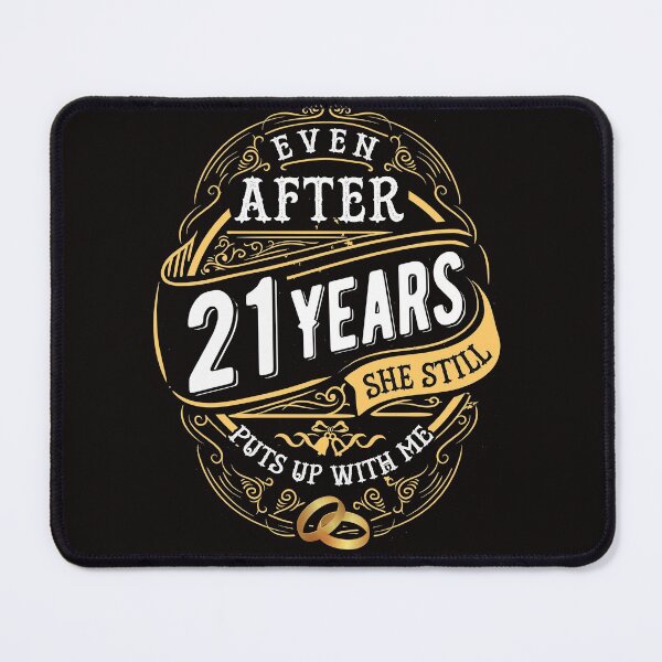 Item preview, Funny Wedding Anniversary Gift 21 years Wedding Marriage Gift Essential T-Shirt designed and sold by Dee Lim.