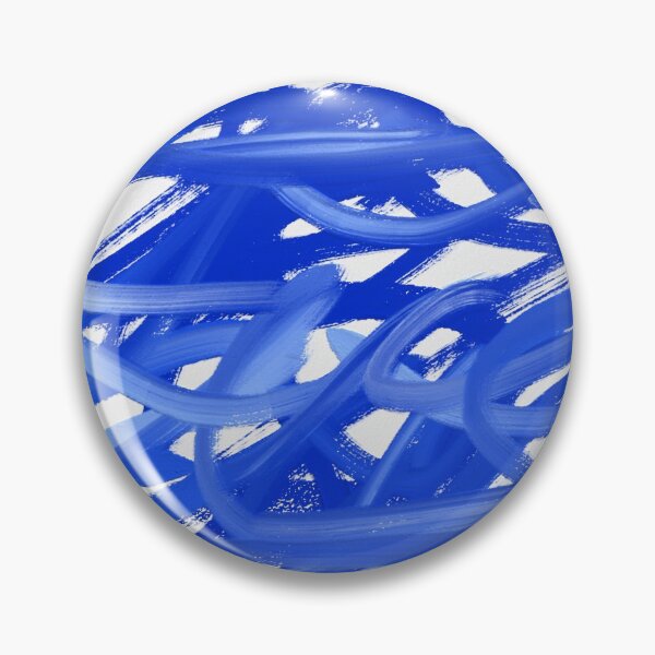 Item preview, Blue Brush Stroke Swirl Abstract Art Oil Painting  designed and sold by hopecope.