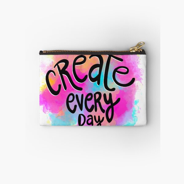 Item preview, Create every day - neon splash inspiration for artists designed and sold by thephoenixsoul.