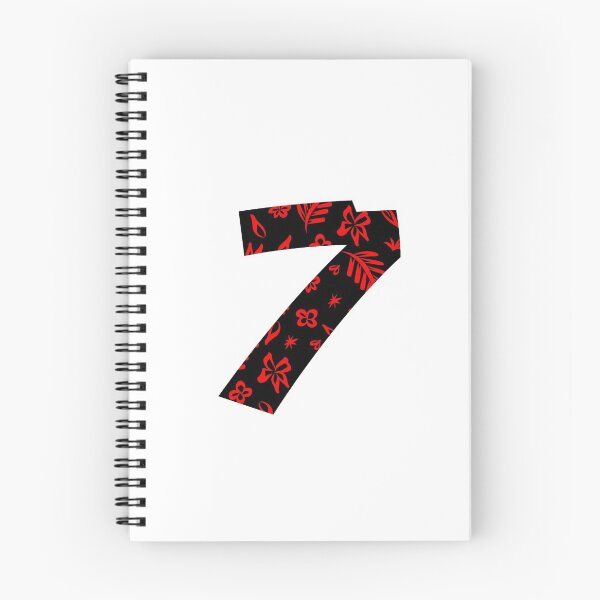 Item preview, Digit 7 (Seven) with floral pattern designed and sold by ns-dot-design.
