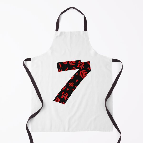 Item preview, Digit 7 (Seven) with floral pattern designed and sold by ns-dot-design.
