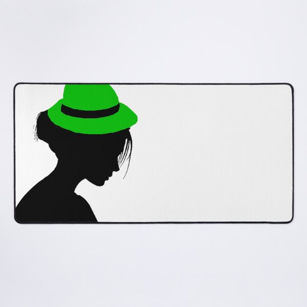 Item preview, LADY WITH GREEN HAT designed and sold by Adri Barnard.