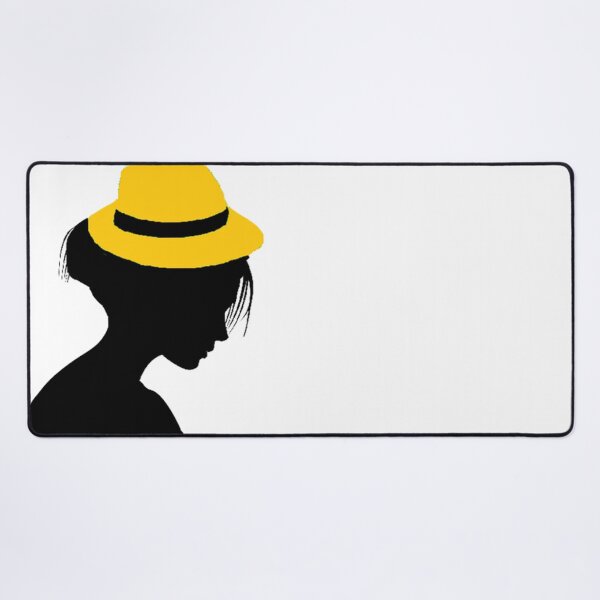 Item preview, LADY WITH BRIGHT YELLOW HAT designed and sold by Adri Barnard.