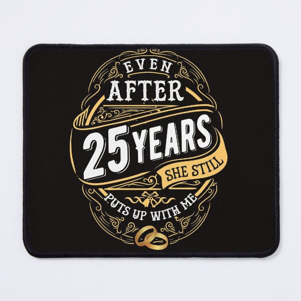 Item preview, Funny Wedding Anniversary Gift 25 years Wedding Marriage Gift Essential T-Shirt designed and sold by Dee Lim.