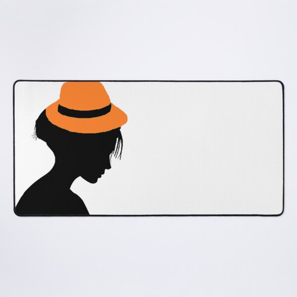 Item preview, LADY WITH ORANGE HAT designed and sold by Adri Barnard.