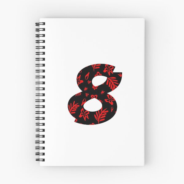 Item preview, Digit 8 (Eight) with floral pattern designed and sold by ns-dot-design.