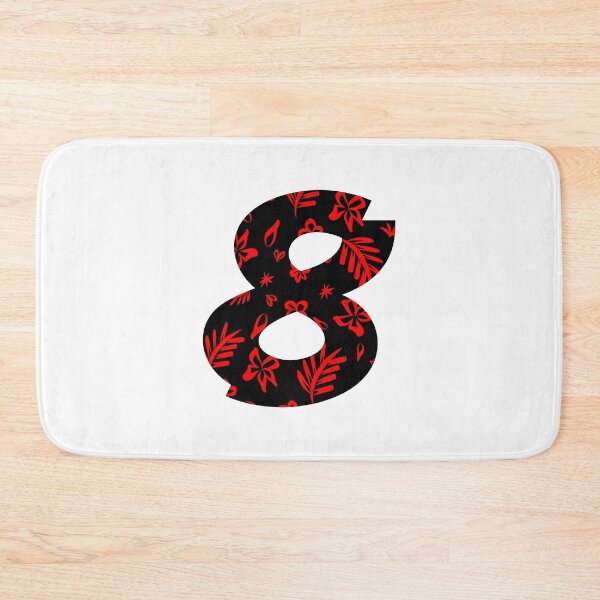 Item preview, Digit 8 (Eight) with floral pattern designed and sold by ns-dot-design.