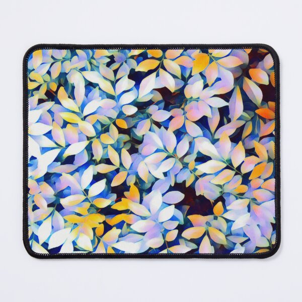 Item preview, Soft pastel leaves pattern  designed and sold by MagicacandyC.